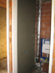 Toilet grijs stucwerk